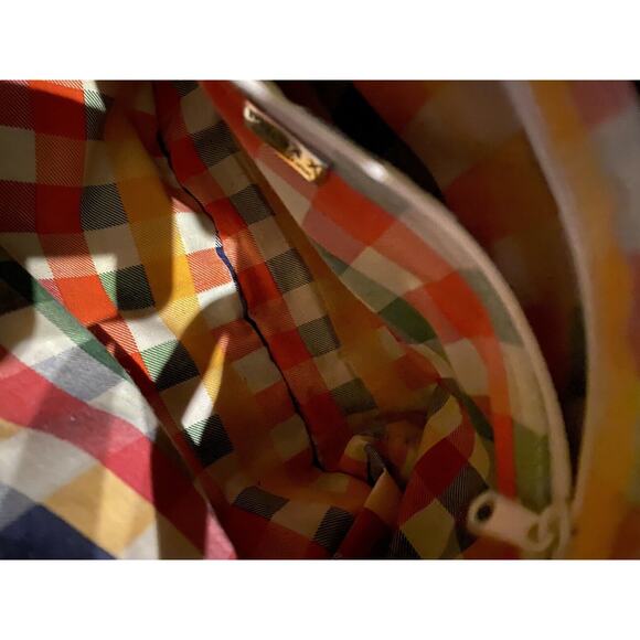 MAXX New York Polypropylene Leather Shoulder Handbag, Plaid. - Picture 15 of 16